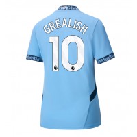 Billiga Manchester City Jack Grealish #10 Hemma fotbollskläder Dam 2024-25 Kortärmad